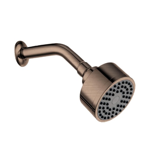 Ducha Articulada Abs 8cm Com Braço Redondo Kr236 Rose Gold Escovado Kromma 15cm - Imagem principal - 4383f9d6-cdb0-4d31-87bd-710a14652d51