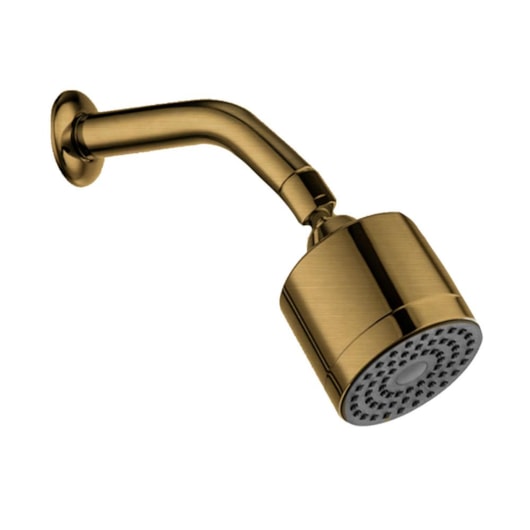 Ducha Articulada Com Braço De Parede Abs Kr4075d Dourado Escovado  Rubinettos - Imagem principal - 941864cb-3021-4ed0-bd0d-e8cb19084563