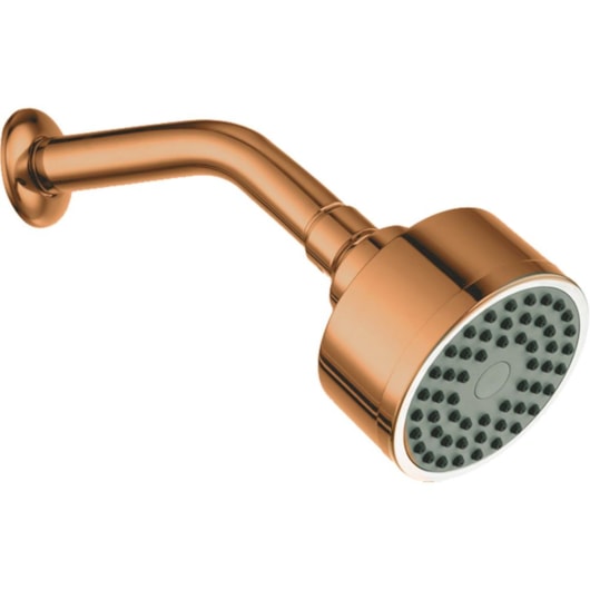 Ducha Articulada Com Braço De Parede Redonda Abs Kr236c Rose Gold Matte Kromma - Imagem principal - a635abd5-4de7-43b7-a143-182aa102ba90