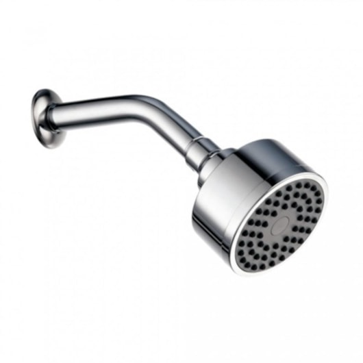 Ducha Articulada Com Braço De Parede Redonda AbsKr236c Cromado Kromma - Imagem principal - 24873685-fb4c-4674-8af0-b3f0aa1fc5ef