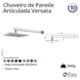 Ducha Articulada De Parede Versata 120 Cromado Fani - 2f8ea120-e7a2-4669-bfe0-70c7d6ba382f