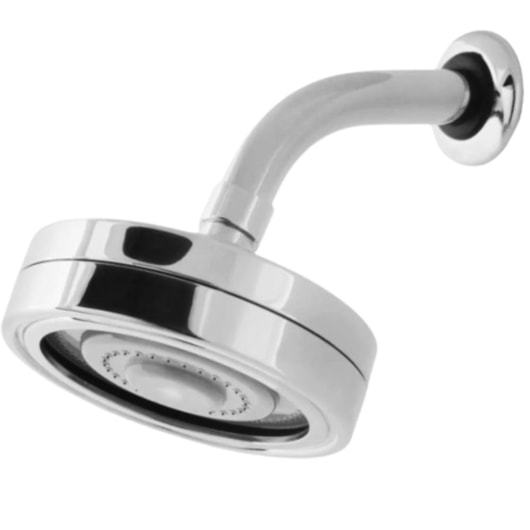 Ducha Com Braço De Parede Em Abs Dp4720p Cromado Drop 12cm - Imagem principal - 5606bbea-0216-40a7-8c59-5ba6b9045d40