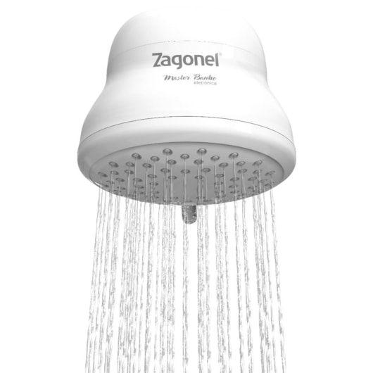Ducha De Banho Master Eletrônica Branco Blindada Zagonel 5500W 127V - Imagem principal - 7bcec9c7-af4e-4553-83cc-e69bb58634bc