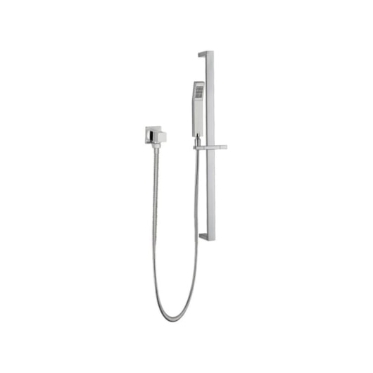Ducha De Barra Para Box E Banheira Com Flexível Em Metal E Ducha Manual Quadrada Rb1510q Cromado Rubinettos - Imagem principal - 48336e73-fc81-40e9-aa44-64db2b6744d1