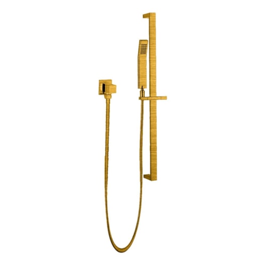 Ducha De Barra Para Box E Para Banheira Bronze Escovado Rubinettos 1,5m - Imagem principal - 2c173d5f-9b89-4c0d-83ee-d3a679fc8952