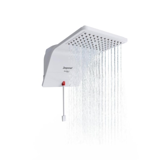 Ducha Elétrica Ducali Branca Zagonel 6800K 220V - Imagem principal - 8a37e44b-8e2b-40bf-aa2d-067703dff4f7