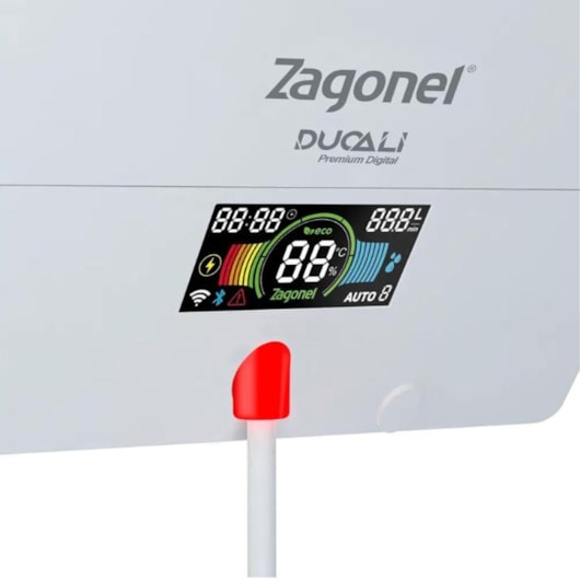 Ducha Eletrônica Ducali Premium Branco Zagonel 5500W 127V - Imagem principal - 8f0fc25c-e0ed-4b83-a096-ca77eab3ffc2