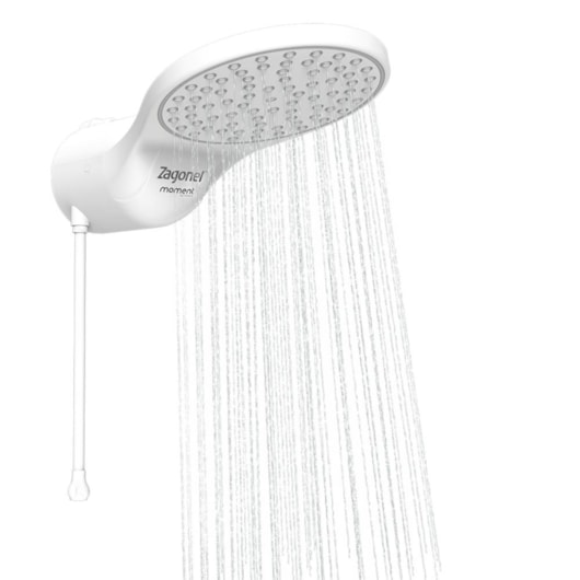 Ducha Eletrônica Moment Branco Zagonel 7500W 220V - Imagem principal - a71a0347-139b-4dc7-b720-f7cf2674cb5a