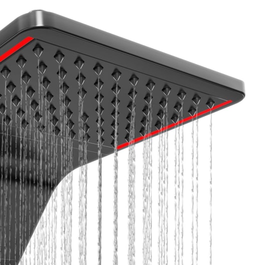 Ducha Eletrônica Premium Ducali Black Zagonel 5500W 127V - Imagem principal - 2235ffc4-c28a-447e-bf41-e3dcc2fa194c