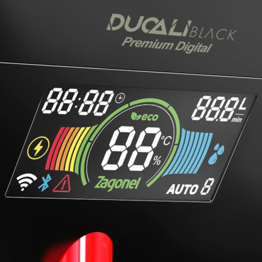 Ducha Eletrônica Premium Ducali Black Zagonel 5500W 127V - Imagem principal - 628d7532-dcae-4ad7-9581-4713c4cbb39e