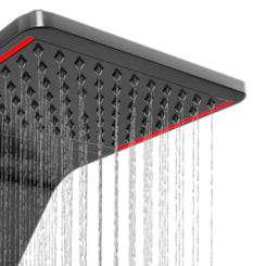 Ducha Eletrônica Premium Ducali Black Zagonel 7500W 220V