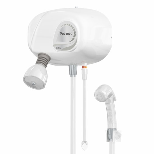 Ducha Eletrônica Pressão Com Desviador Aquecedor 030 Potenza Branco Cardal - Imagem principal - 86222184-481c-4f93-a458-b85660f4d3d5