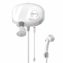 Ducha Eletrônica Pressão Com Desviador Aquecedor 030 Potenza Branco Cardal