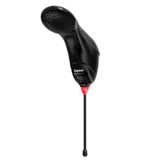 Ducha Eletrônica Sublime Black Zagonel 5500W 127V - Imagem principal - 8a4bc1e7-0823-4060-a4c2-e24979f50402