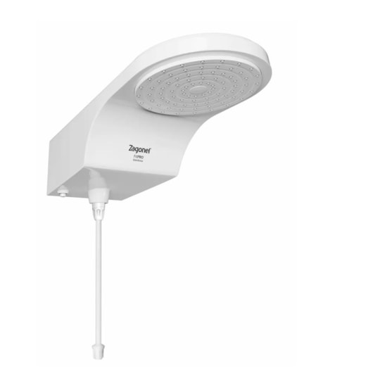 Ducha Fitpro Eletrônica 5500W 127V Branco Zagonel - Imagem principal - 4f54f1ee-4c1c-4cd7-88f6-f76ca3e558b6