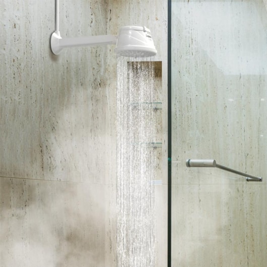 Ducha Fluir 4 Temperaturas Branco Blindada Zagonel  5500W 127V - Imagem principal - 8b5aa223-733b-4037-8878-6bf72ca8f766