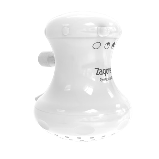Ducha Gorducha 4 Temperaturas Branco Zagonel 5700W 220V - Imagem principal - 7d293f9f-7e95-442b-baad-21a680def568