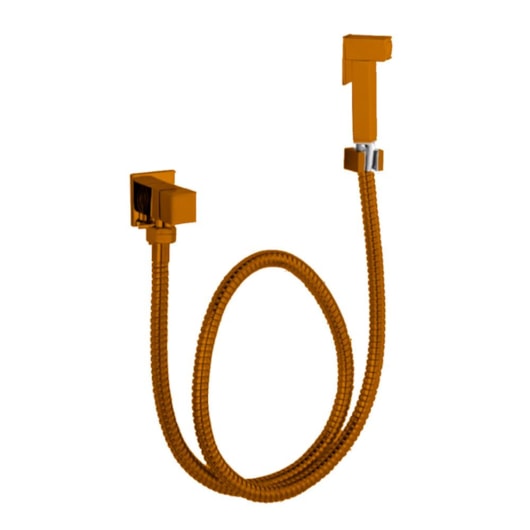 Ducha Higiênica 1/4 Volta Com Flexível 1M Kr506 Páprica Matte Kromma - Imagem principal - e5304c8a-0de9-4697-acf9-0e143a510131