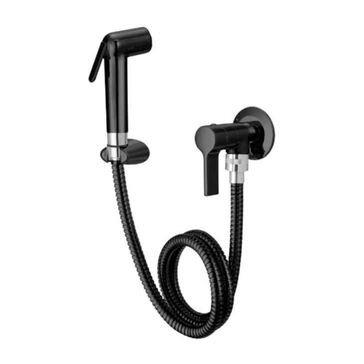Ducha Higienica 1850 36 Atria Preto Matte Meber