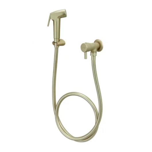 Ducha Higiênica 1850 36 Dourado Matte Meber - Imagem principal - 2da8b1dc-a996-4565-8912-6555e555f33c