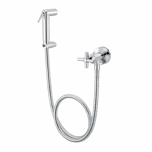 Ducha Higienica 1850 Gatilho Abs C15 Cromado Meber 120 cm - Imagem principal - fe3c9a23-1b5b-473b-9568-fe76baf42195