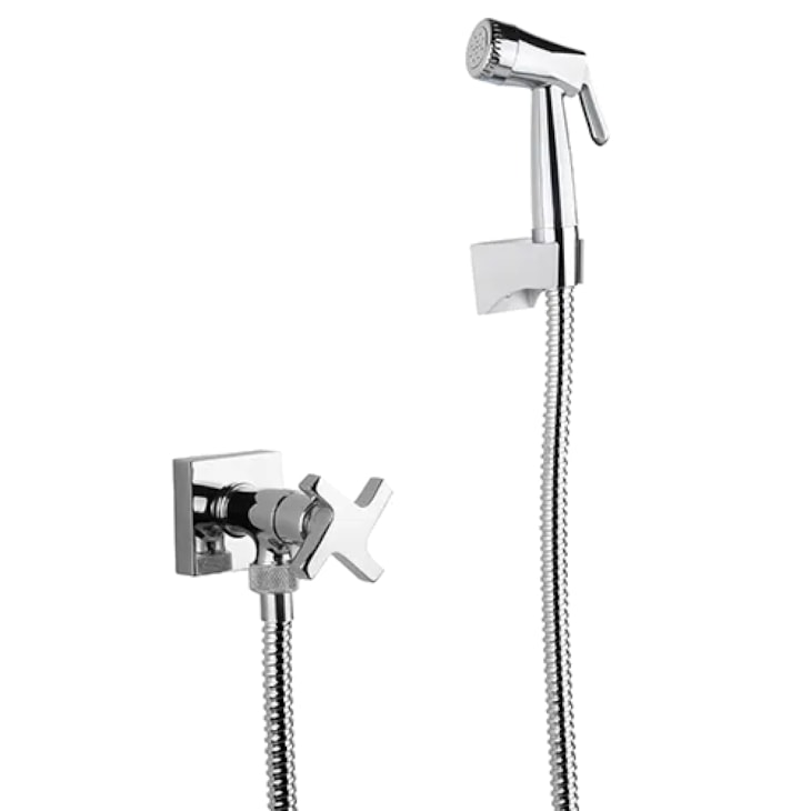 Ducha Higiênica Acqua Jet Zeta Cerâmico Cromado Fabrimar 