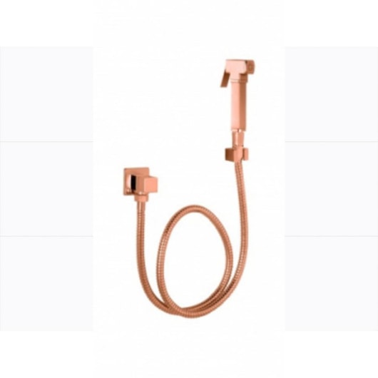 Ducha Higiênica Água Quente E Fria Com Flexível 1M 1/4 De Volta Kr509 Rose Gold Kromma - Imagem principal - c7141312-866e-4621-a486-55e0f34a3102