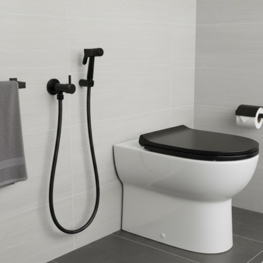 Ducha Higiênica Belllo Black Preto Fosco Romar - Imagem principal - 346161e2-ac79-4ab0-86a1-5beb57465adc