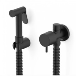 Ducha Higiênica Com Derivação Basic Preto Matte Celite