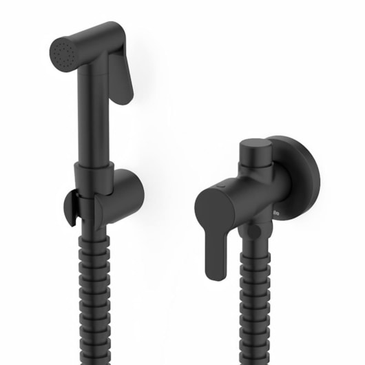 Ducha Higiênica Com Derivação Design Preto Matte Celite - Imagem principal - 320b9f5c-bb3b-4de3-a371-7b528f93c269