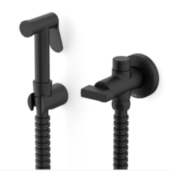 Ducha Higiênica Com Derivação Flow Preto Matte Celite