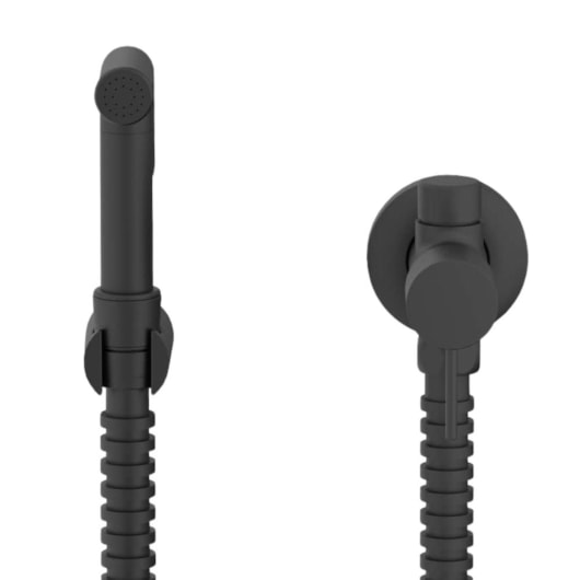 Ducha Higiênica Com Derivação Ona Matte Black Roca - Imagem principal - 36eadd55-f767-4ded-90e2-84212bae365d