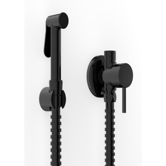 Ducha Higiênica Com Derivação Ona Titanuim Black Roca - Imagem principal - 815de682-b45e-4785-a6d8-bdd3fe6349be