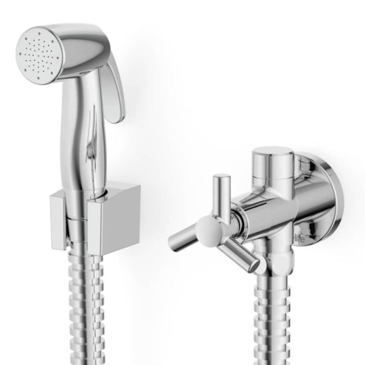 Ducha Higiênica Com Derivação One Cromado Celite - Imagem principal - 52d05b45-b020-42f6-b216-f670501461eb