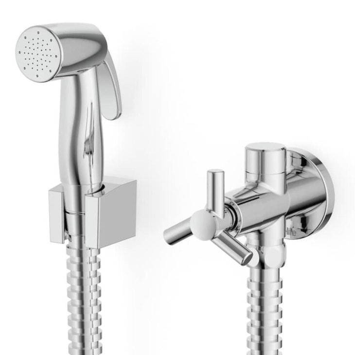 Ducha Higiênica Com Derivação One Cromado Celite