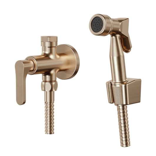 Ducha Higiênica Com Derivação Para Caixa Acoplada E Gatilho Tunis Clássica 2621745 1/2 Champagne Fani - Imagem principal - 14d28862-4827-4f2d-b69e-4ccc6b6c349e
