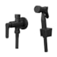 Ducha Higiênica Com Derivação Para Caixa Acoplada E Gatilho Tunis Classica 2621745 1/2 Preto Fosco Fani - c1668181-b215-418a-b666-75eebd92e9dd