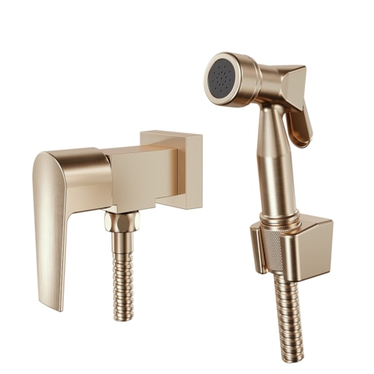 Ducha Higiênica Com Gatilho 1.20 M 1739 1/2 Bold 370 Champagne Fani - Imagem principal - 909c5269-462a-4655-baa1-2557c87dc237