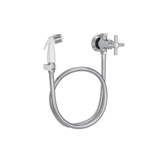 Ducha Higiênica Com Registro Derivação E Gatilho Izy Cromado/Branco Deca - Imagem principal - 249aafd0-ae19-4044-b974-6ada620c6eeb