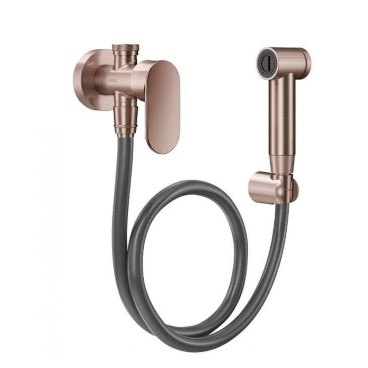 Ducha Higiênica Com Registro Derivação E Gatilho Kaila Cobre Escovado Docol