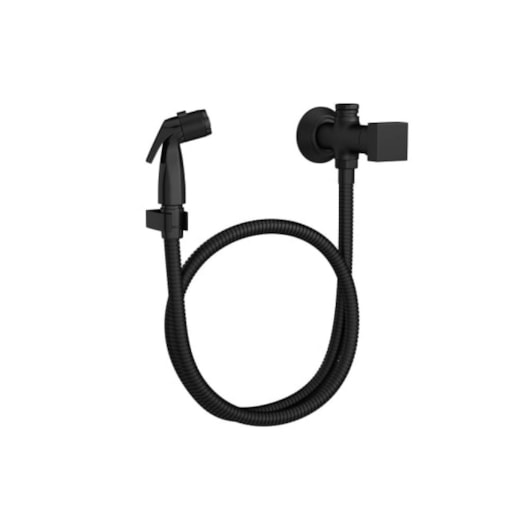 Ducha Higiênica Com Registro E Derivação Cubo 1984 Black Matte Deca - Imagem principal - 6b1c0496-c933-4bf7-923c-35a1200d2978