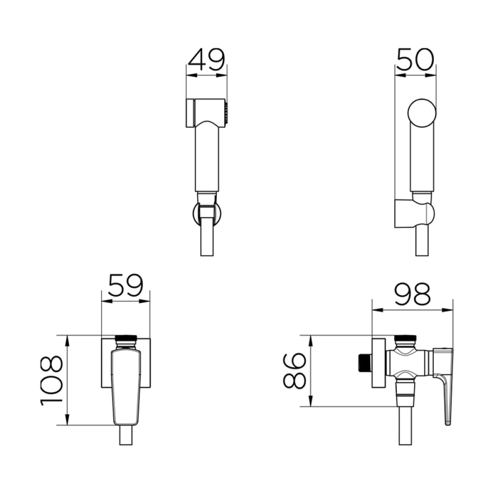 Ducha discount higiénica grohe