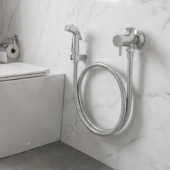 Ducha Higiênica com Registro e Derivação Link 1984 Cromada Deca