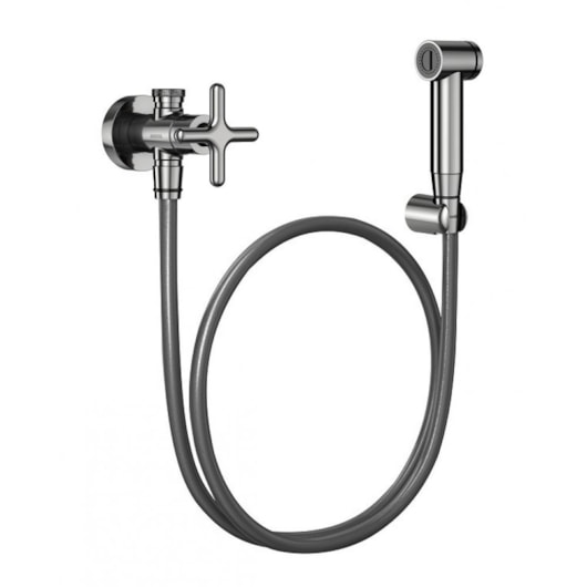 Ducha Higiênica Com Registro E Derivação Liss Grafite Polido Docol - Imagem principal - 1b4e1416-7c2b-4d25-ba2e-2e5d513821b0