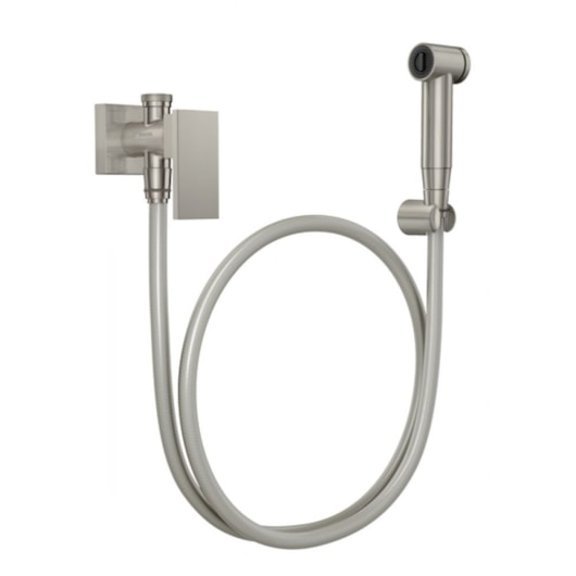 Ducha Higiênica Com Registro E Derivação New Edge Níquel Escovado Docol - Imagem principal - 8640ce97-1919-4a34-81e8-eee5654647fa
