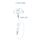 Ducha Higiênica Com Registro e Derivação Para Caixa Acoplada E Lavabo Fani Horus 1745 C450 DN 15 1/2 Cromado Fani - 3a5d2024-456e-4d16-a3b0-e6c826067869
