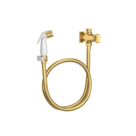 Ducha Higiênica Com Registro E Derivação Polo 1984 Gold Deca - Imagem principal - 268cf779-6c2f-41da-beb4-df9315c211b9