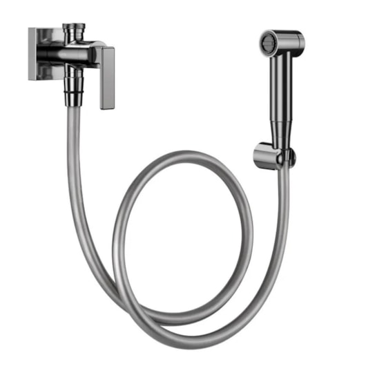 Ducha Higiênica Com Registro E Derivação Stillo Grafite Polido Docol - Imagem principal - 14c34830-7a8f-4073-a9ee-1927a35f6dd1