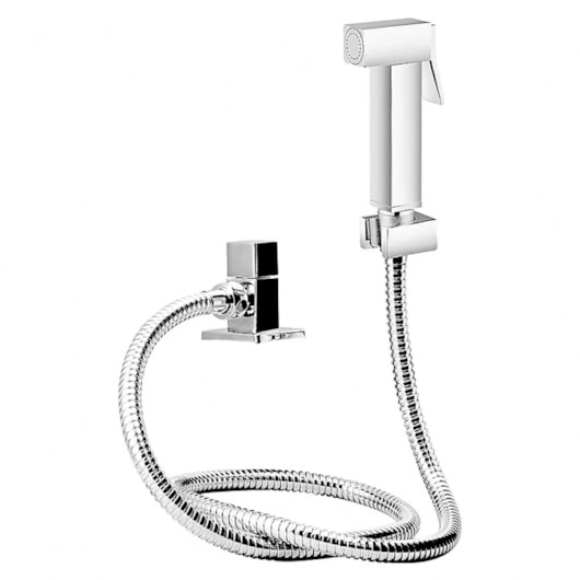 Ducha Higiênica De Punho Com Registro e Magueira Cromado Lexxa - Imagem principal - c1f5d51b-fef5-400d-b469-0b98f8247c5d