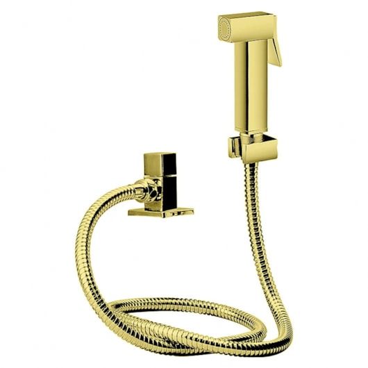 Ducha Higiênica De Punho Com Registro e Magueira Gold Lexxa - Imagem principal - 1d6cdd90-6eed-4a4f-9e71-ce6751a58a57